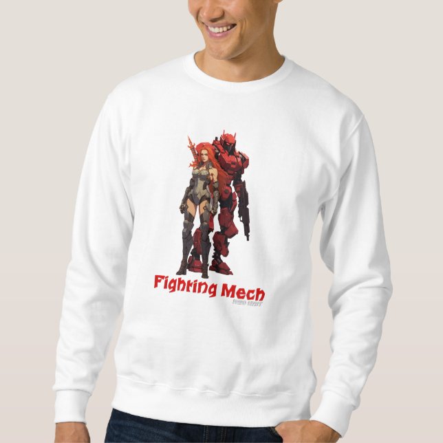 Fighting Mech (Red Unit) Sweatshirt (Front)