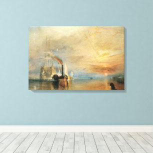 Fighting Temeraire by Joseph Turner, Maritime Art Canvas Print