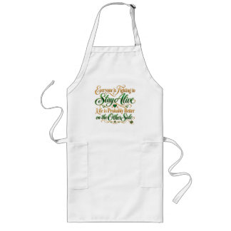 Fighting to Stay Alive Long Apron