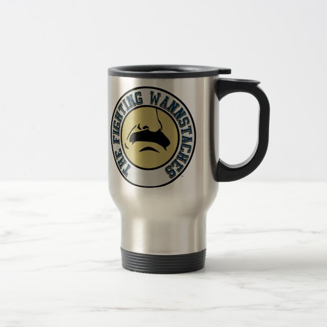 Fighting Wannstaches Travel Mug (Right)