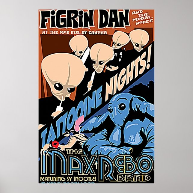 Figrin Dan Cantina Band Poster (Front)