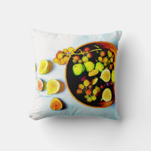 "Figs And Grapes Fruits" Cute Photo. Buy Now Cushion