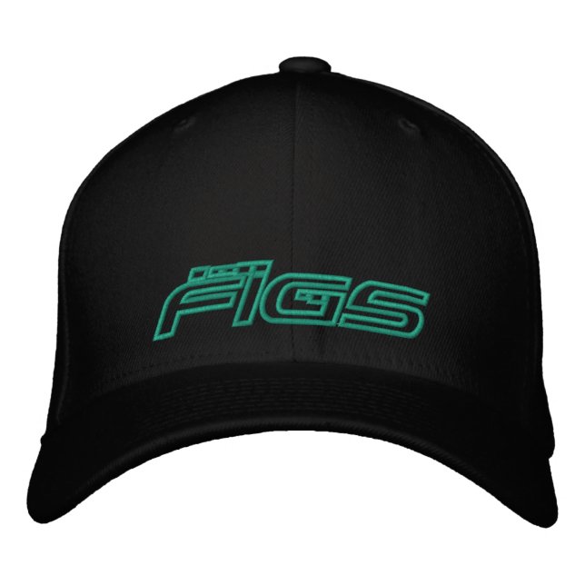 FIGS emb outline Embroidered Hat (Front)
