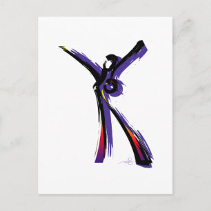 Figurative Woman Postcard