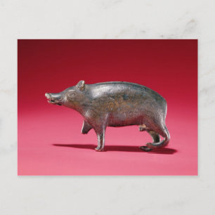 Figure of a Boar Postcard