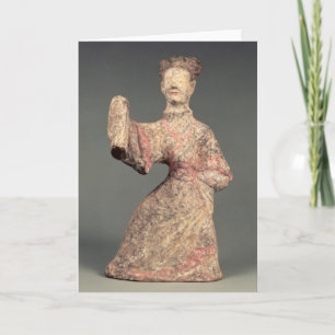 Figure of a male dancer, tomb artefact holiday card
