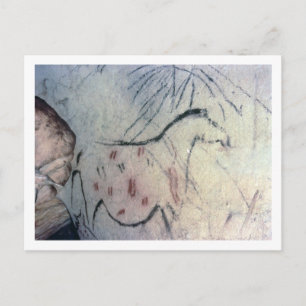 Figure of a pregnant mare with parallel line marki postcard