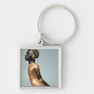Figure of an African man from end of Key Ring