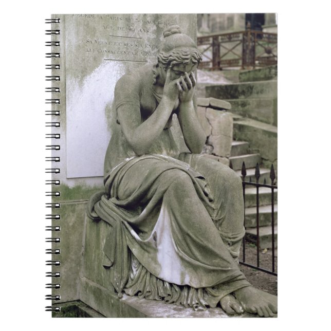 Figure of Grief, from the tomb of Pierre Gareau (d Spiral Notebook (Front)