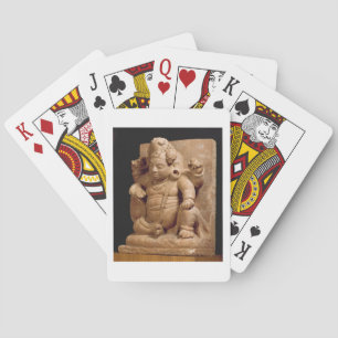 Figure of Siva as Vamana, Mansar Maharashtra (red Playing Cards