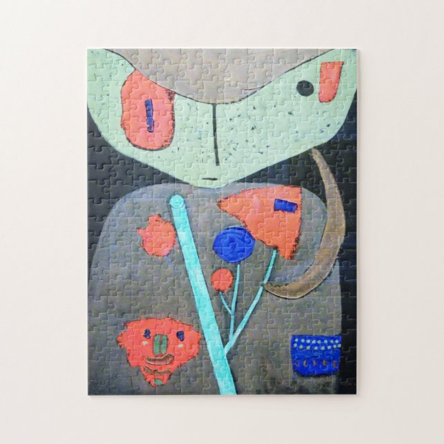 Figure of the Oriental Theatre, Paul Klee Jigsaw Puzzle (Vertical)