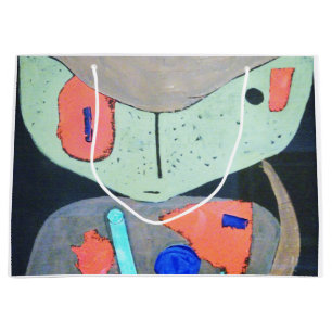 Figure of the Oriental Theatre, Paul Klee Large Gift Bag