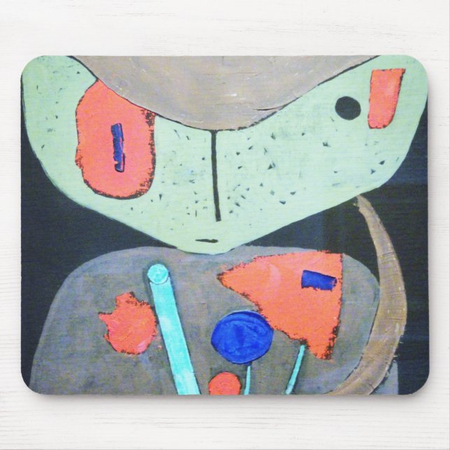 Figure of the Oriental Theatre, Paul Klee Mouse Pad (Front)