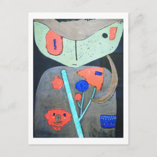 Figure of the Oriental Theatre, Paul Klee Postcard