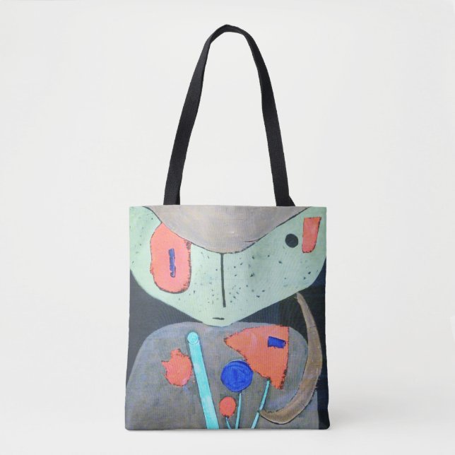 Figure of the Oriental Theatre, Paul Klee Tote Bag (Front)