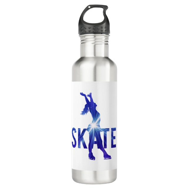 Figure Skate Logo Giftware 710 Ml Water Bottle (Front)
