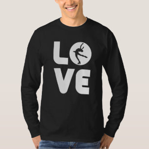 Figure Skater Ice Skating Skate Team   2 T-Shirt