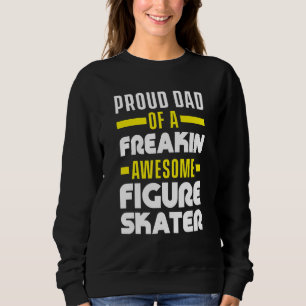 Figure Skater Ice Skating Skate Team  3 Sweatshirt