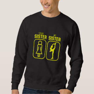 Figure Skater Ice Skating Skate Team     5 Sweatshirt