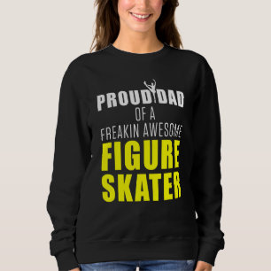 Figure Skater Ice Skating Skate Team  8 Sweatshirt