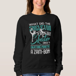 Figure Skater Ice Skating Zambony for Ice Skaters Sweatshirt