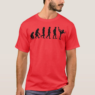 Figure skater in evolutionary design T-Shirt