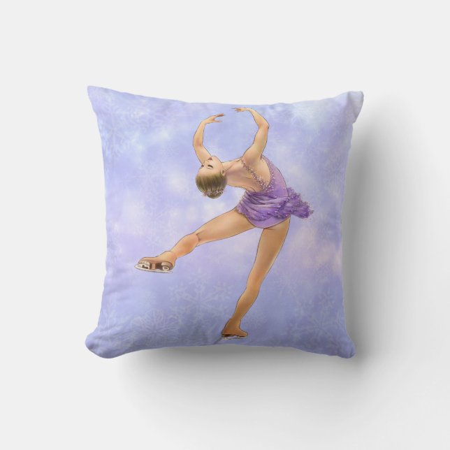 Figure Skater Pillow (Front)