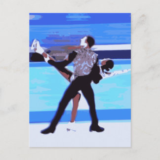 Figure Skater Postcard
