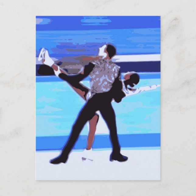 Figure Skater Postcard (Front)