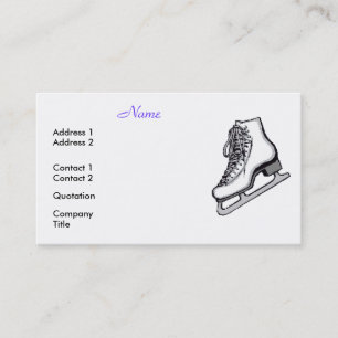 Figure Skaters Are Cool Business Card