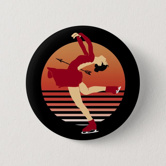 Figure Skating - Art Of Ice Dancing 6 Cm Round Badge (Front)