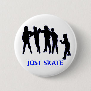 Figure Skating Button