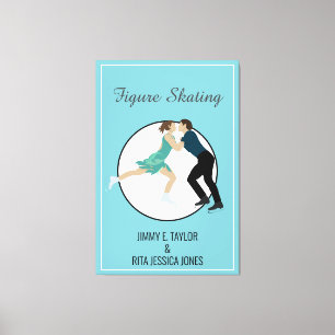Figure Skating Canvas Print