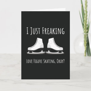 Figure Skating Cards Winter Sports Skate Skates