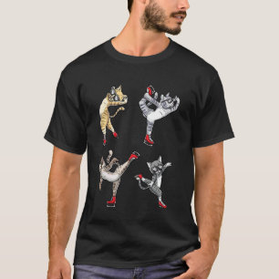 Figure Skating Cat T-Shirt