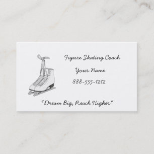 Figure Skating Coach Business Card