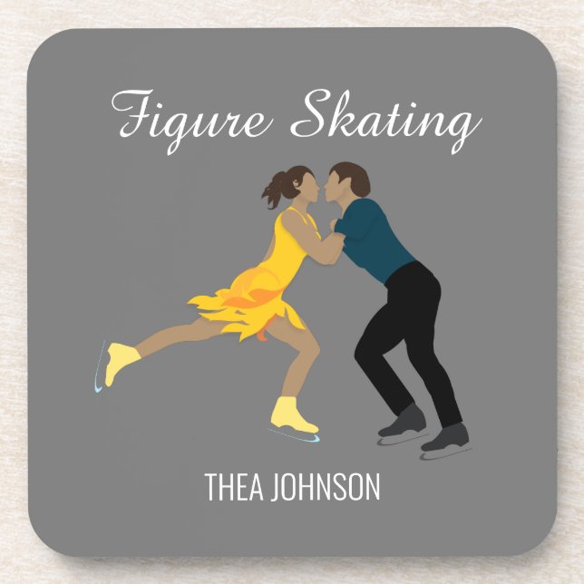 Figure Skating Coaster (Front)