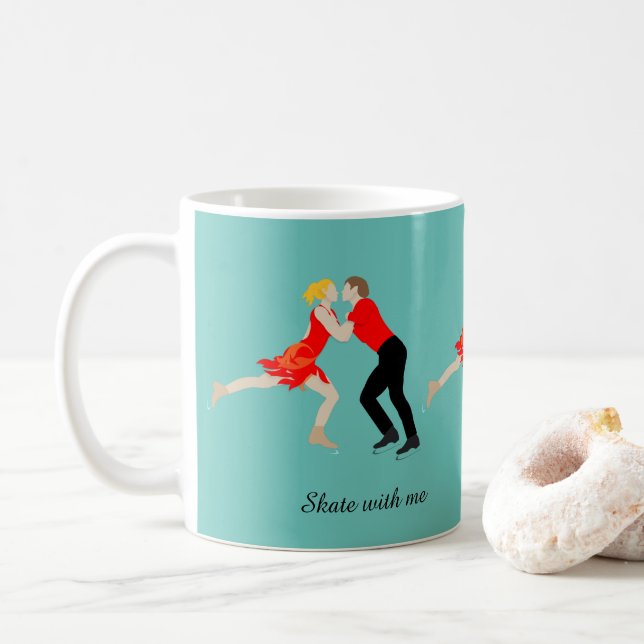 Figure Skating Coffee Mug (With Donut)