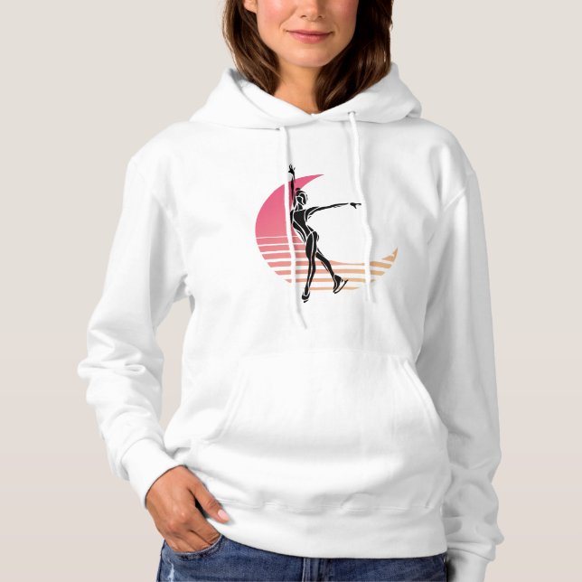 Figure Skating Girl   Hoodie (Front)