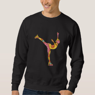 Figure Skating Girls And Women Ice Skating 7 Sweatshirt