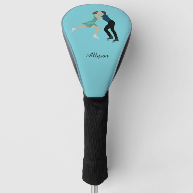 Figure Skating Golf Head Cover (Front)