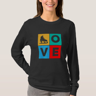 Figure Skating Hockey ice Skating Skater Figure Sk T-Shirt