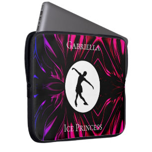 Figure Skating "Ice Princess" Personalised Laptop Sleeve