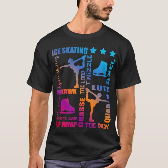 Figure Skating Ice Skater Figure Skater T-Shirt (Front)