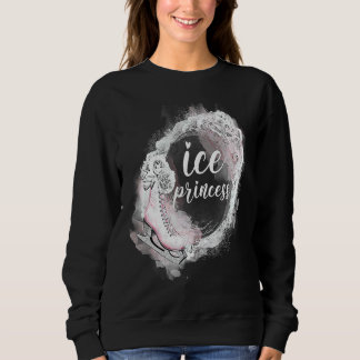 Figure Skating Ice Skater Princess Skate Sweatshirt
