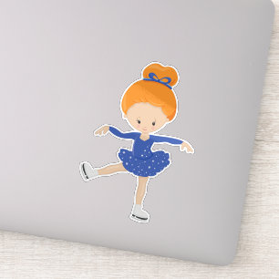 Figure Skating, Ice Skating Girl, Orange Hair