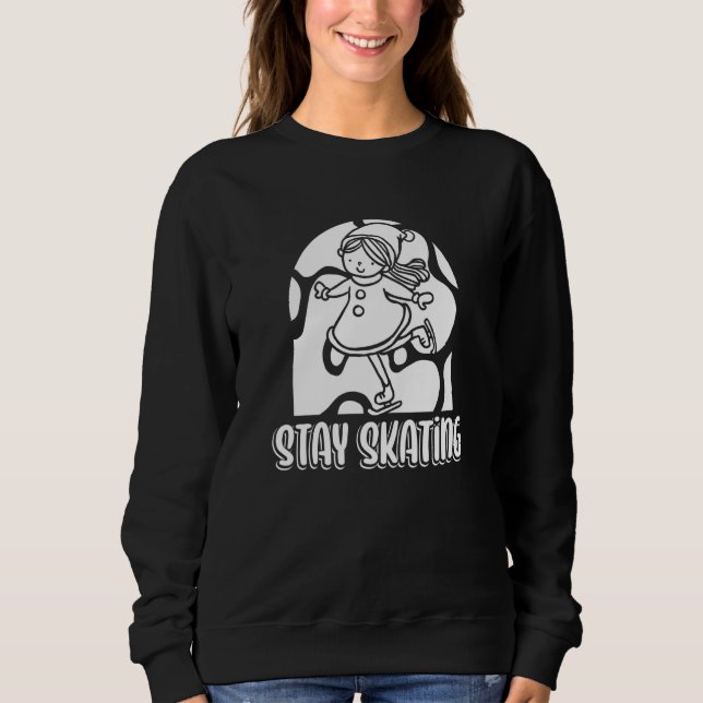 Figure Skating  Ice Skating Sweatshirt (Front)