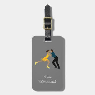 Figure Skating Luggage Tag