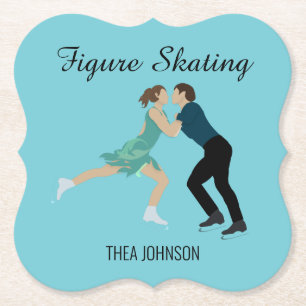 Figure Skating Paper Coaster