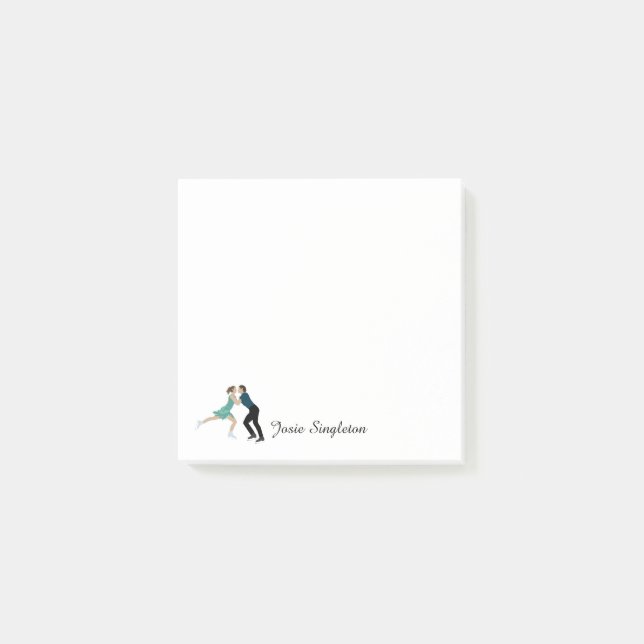 Figure Skating Post-it Notes (Front)